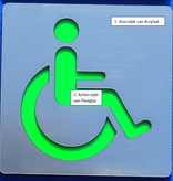 Invalide toiletbordje Serie Plex