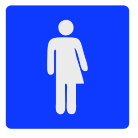 Genderneutraal toiletbordje Serie Plex