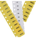 CombiCraft Polyester Nummerlabels 65x25mm