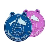 Zwemdiploma A medaille in verschillende kleuren