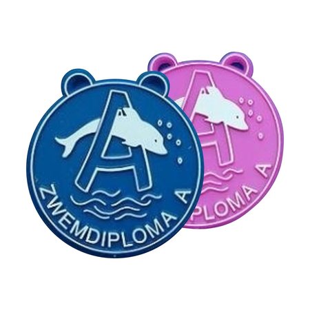 CombiCraft Zwemdiploma A medaille in verschillende kleuren