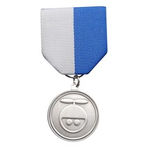 Geslagen medaille in metaal