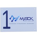 Full colour bedrukte aluminium borden