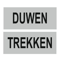 Duwen en trekken plaatjes