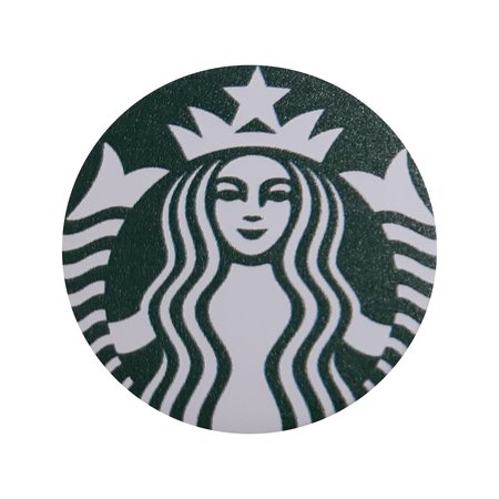 Logoplaatje Aluminium Rond 30mm en ½mm dik Full Colour bedrukt met 2 gaatjes of tape