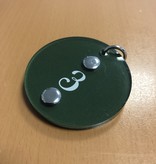 Plexiglas sleutelhanger Bright met bedrukking