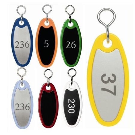 Paddington Sleutelhanger Nylon Ovaal 80mm met gedraaide S-haak