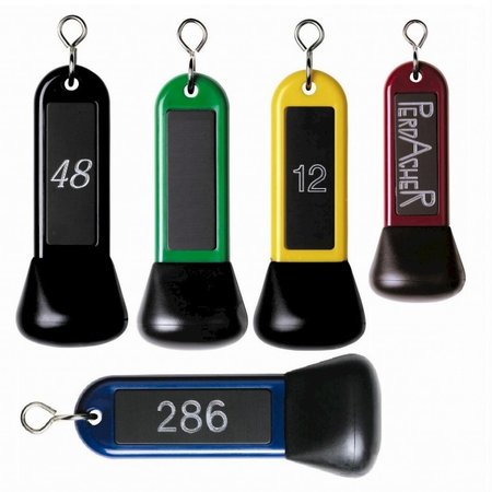 Peckham Hotelsleutelhanger Kunststof 110mm met gedraaide S-haak