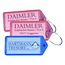 Openklapbare Sleutellabels 60x27mm met  reclamedruk  1000 stuks