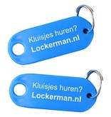 Sleutellabels met papier 55x22mm met jouw bedrukking - per 2500 stuks