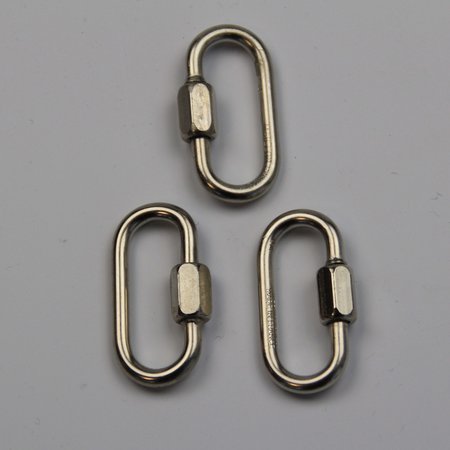 Schroefschakel of ring met schroefsluiting