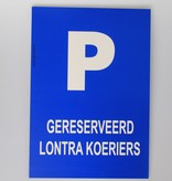 Bordje - Parkeerplaats met jouw tekst 21x30cm
