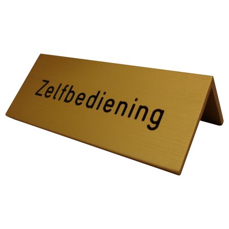 Tafelbordje Zelfbediening Aluminium