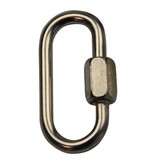 Schroefschakel of ring met schroefsluiting