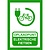 Oplaadpunt elektrische fietsen bord