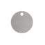 CombiCraft Blanco Nummerplaatjes Aluminium Zilver Rond met 1 gat