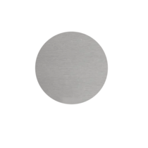 Blanco Aluminium Rond Zilver met tape