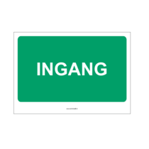 Ingang bord