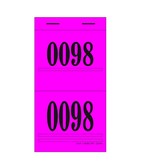 CombiCraft Dubbelnummers, Garderobenummers, Loten of Lootjes - Fiore per 1000 Dubbelnummers