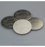 100 Staal vernikkelde VIP-munten Ø40x2,0mm,