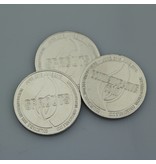 CombiCraft Staal vernikkelde Sprouts-munten Ø40x2,0mm - per 100 stuks