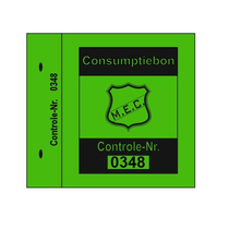 Consumptiebon 1x1 met nummering