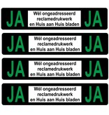 Ja-Ja plaatje 93x19mm passend in BBK postkasten , per stuk te bestellen