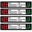Nee-Ja plaatje 93x19mm passend in BBK postkasten