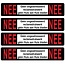 Nee-Nee plaatje 93x19mm passend in BBK postkasten