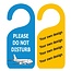 Eigen ontwerp Niet-Storen of Do-Not-Disturb Deurhangers 65 x 150mm Kunststof - Model SMART
