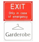 Gekleurde acrylaat buitenbordjes UV Bestendig