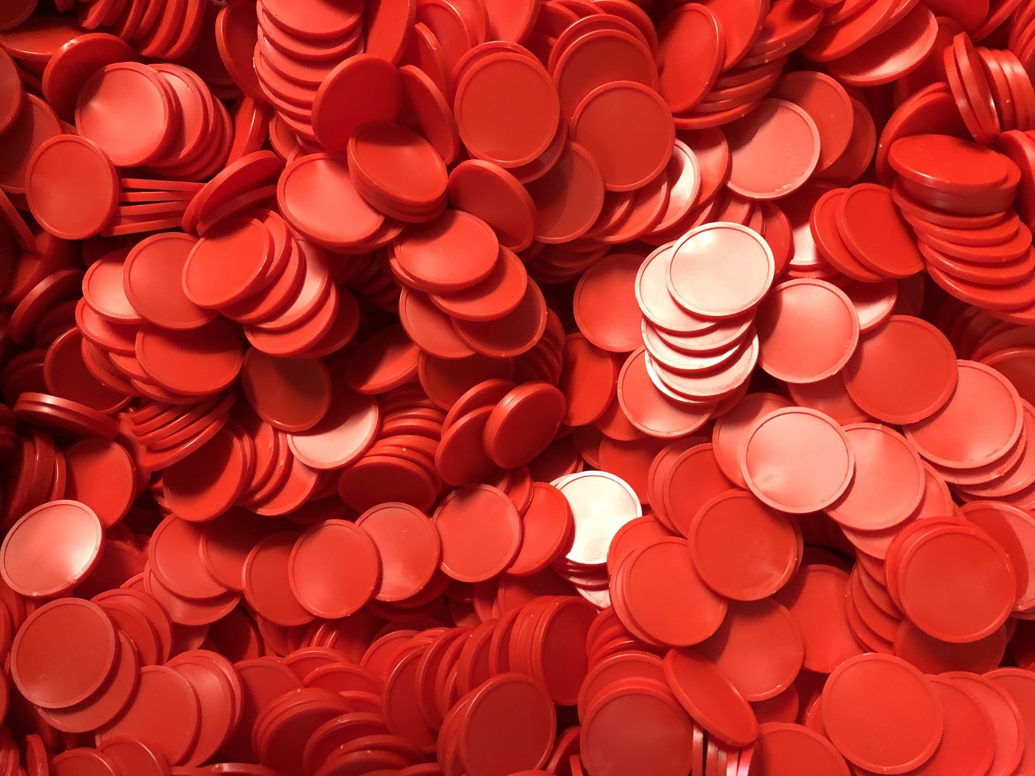 Graveren rand Beschaven Blanco plastic munten met rand 100 stuks Ø 29mm in diverse kleuren |  CombiCraft
