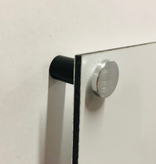 Bevestigingsset voor borden met afstandhouders in diverse uitvoeringen