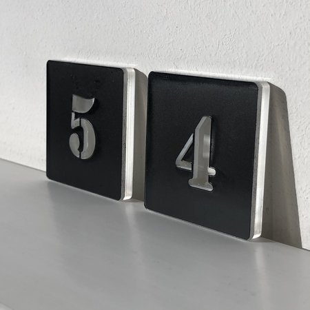 Nummer (deur) bord Serie Plex