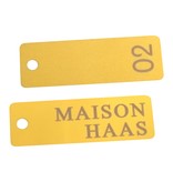 Maison Haas Hustinx Sleutellabel