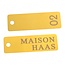 Maison Haas Hustinx Sleutellabel
