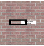 Kunststof Naamplaathouder met tape