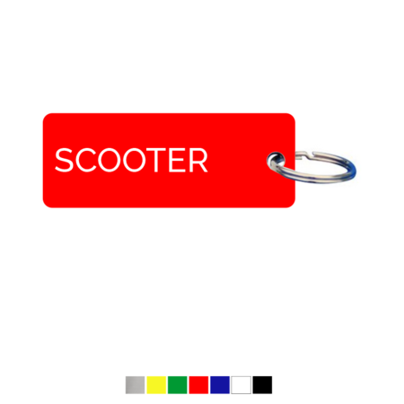 Sleutellabel of Sleutelhanger Scooter