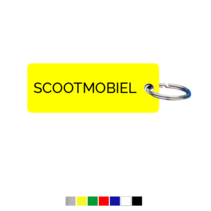 Scootmobiel Sleutellabel