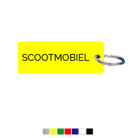 CombiCraft Sleutellabel of Sleutelhanger Scootmobiel