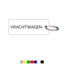 Sleutellabel of Sleutelhanger Vrachtwagen