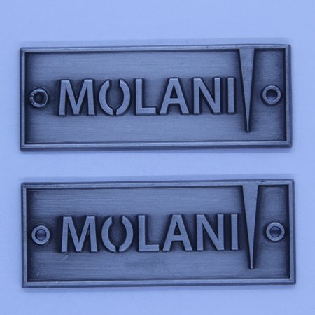CombiCraft Brons gegoten Logo-plaatje/merkje  in reliëf in 40x15mm of 80x19mm