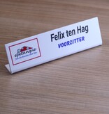 Kelby bureau naambordje met eigen full colour ontwerp - per 1 stuk