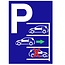 CombiCraft Bordje - Parkeerplaats, parkeervak, parkeerhaven achteruit inparkeren 21x30cm