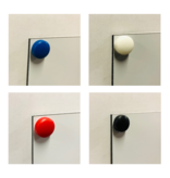 Bevestigingsset voor borden  met sierdop in diverse uitvoeringen