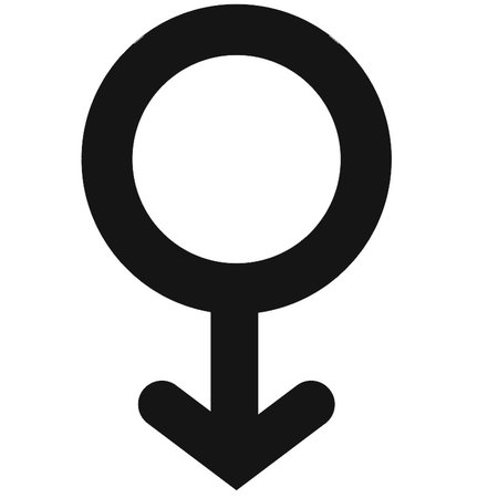 Plexiglas WC pictogram of Symbool Man