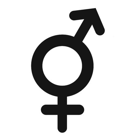 Plexiglas WC pictogram of Symbool Man & Vrouw