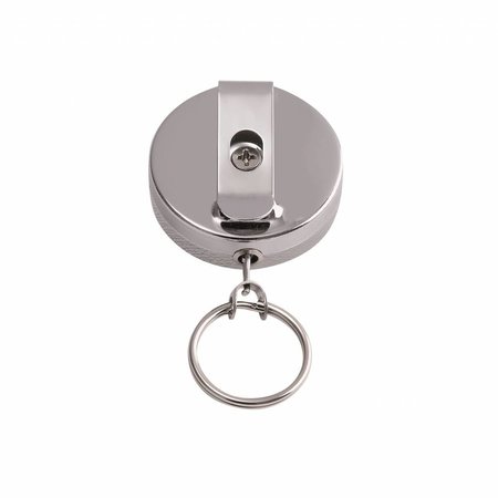 Rollmatic Sleutelhanger Ø40mm met 60cm uittrekbaar Nylon koord - carbon look