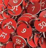 CombiCraft Genummerde Sleutelhangers & Sleutellabels Kunststof Rond