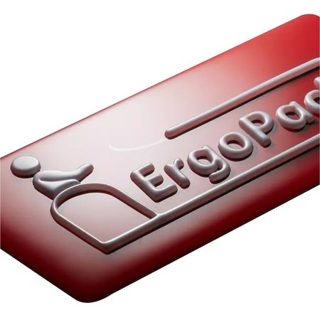 Eigen ontwerp Chrosofix logo op een flexibel Polyurethaan plaatje,  in vele kleuren te krijgen, logo en teksten in reliëf gegoten.